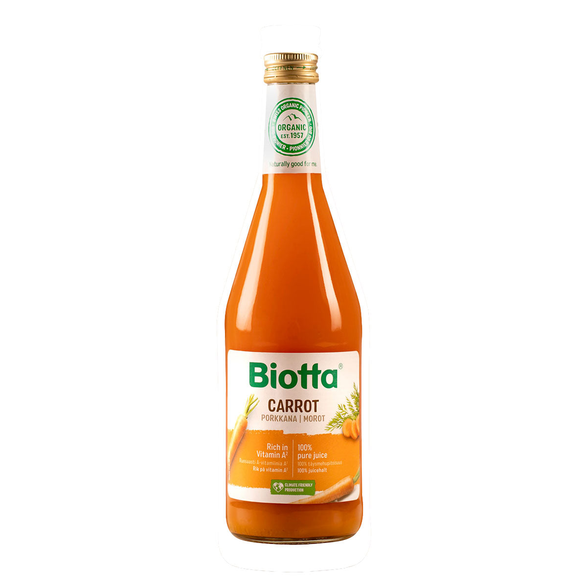Biotta Luomu Porkkanamehu 500ml